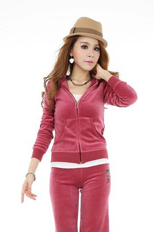 Juicy Couture Pearl Velour Tracksuits Crimson Q3q322238